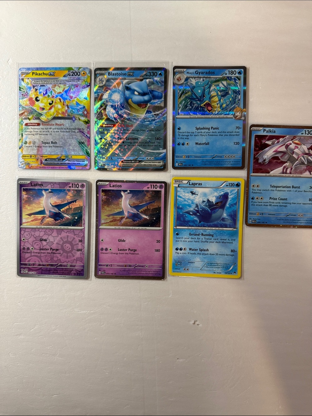 Pokemon Holo Card Lot — Blue & Purple Highlights
